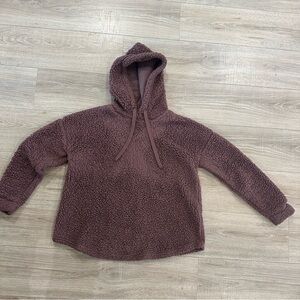 Active USA Mauve Fleece Hoodie